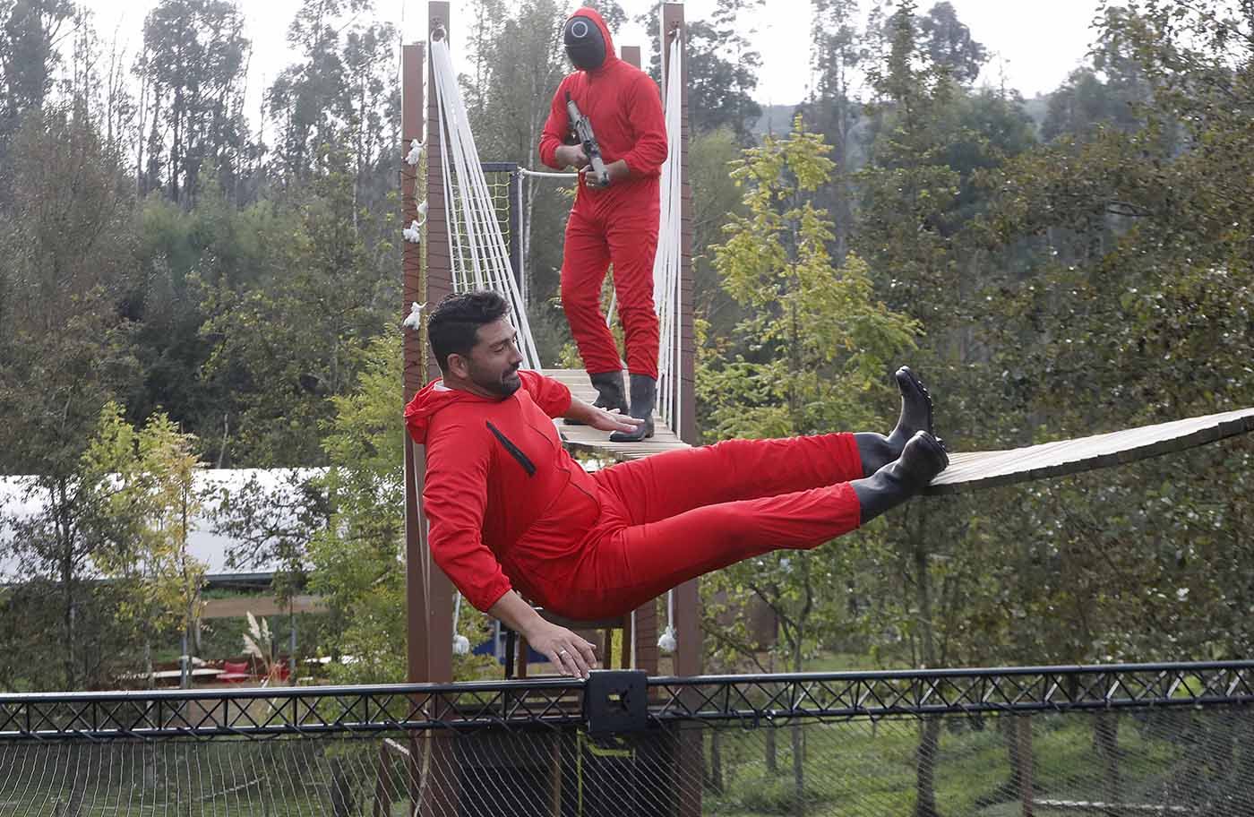 Ricardo y Luis Terrón en las instalaciones del monte vigués