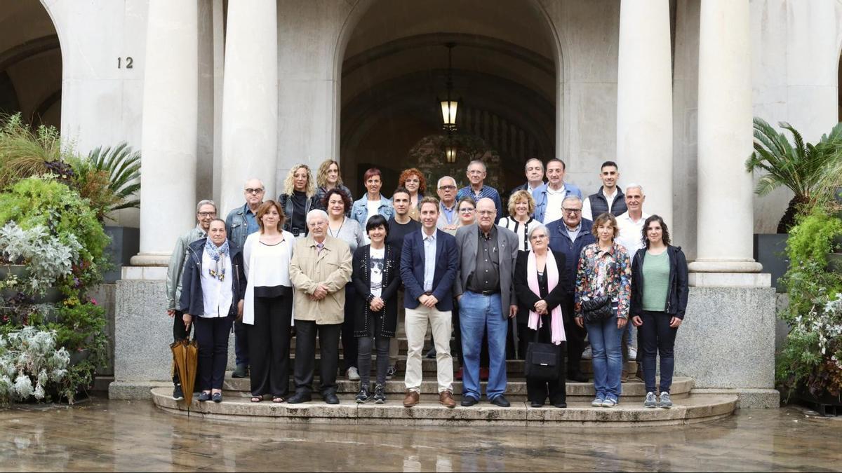 Jordi Masquef amb els membres del seu Consell Assessor