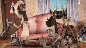Caricatures d’Òscar Andreu i Òscar Dalmau (TV-3).