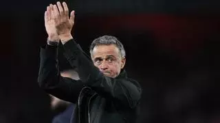 Luis Enrique da un parte de tranquilidad sobre Dembl: "Fue una ligera molestia"
