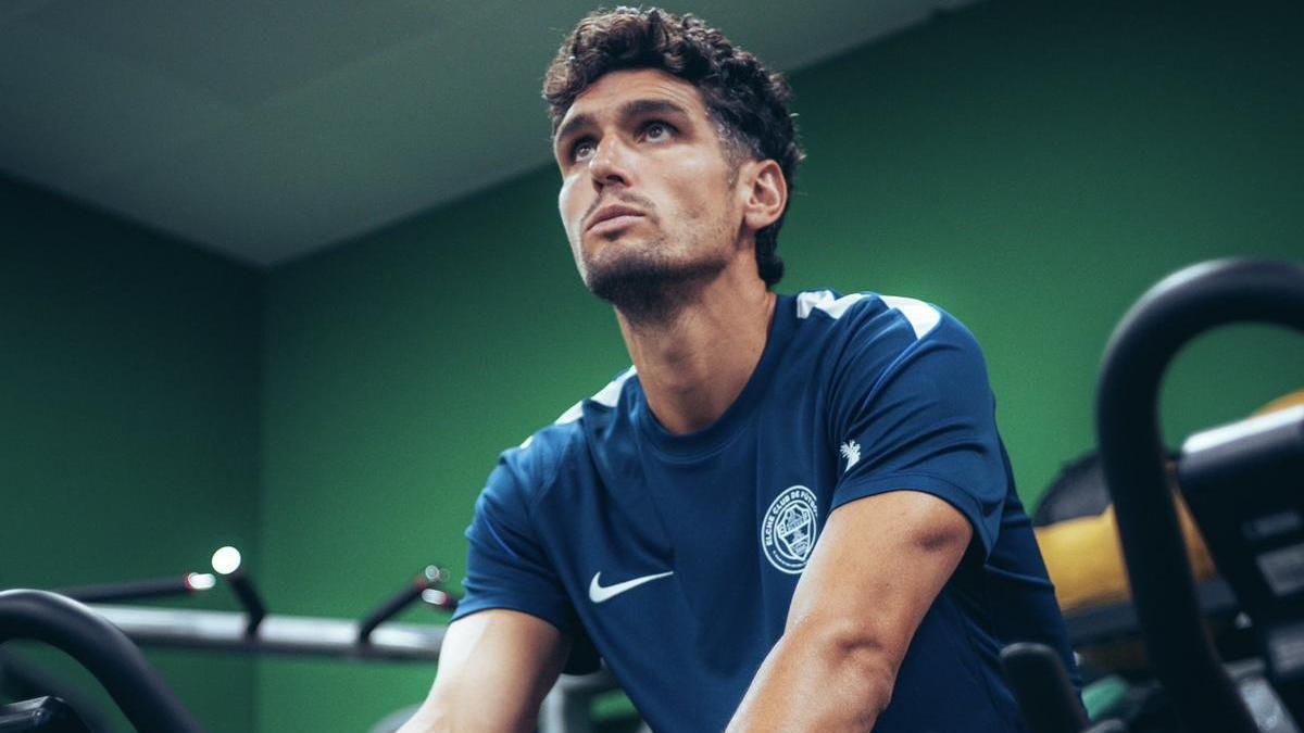 Dituro entrena en el gimnasio durante esta pretemporada