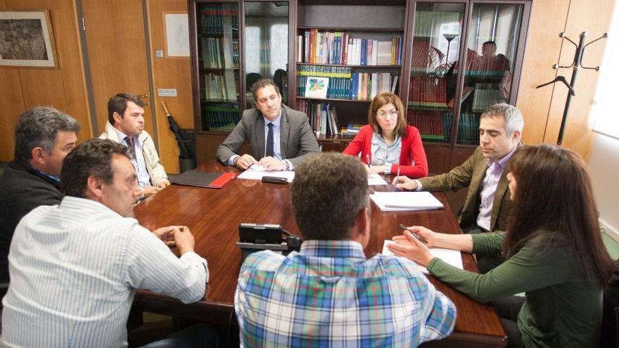 Reunión de Alberto Castro con representantes de Asaja