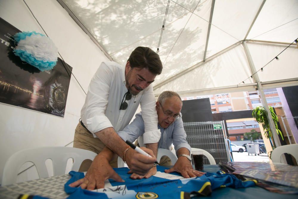 Quique Hernández, Portillo, Samuel, Candela y Tarí, presentes