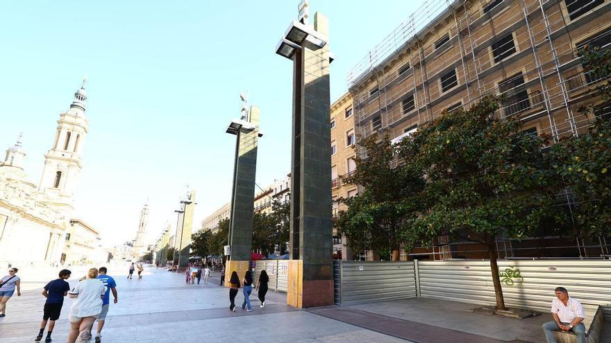 Puesta a punto de la plaza del Pilar: estas son las obras que cambiarán su imagen