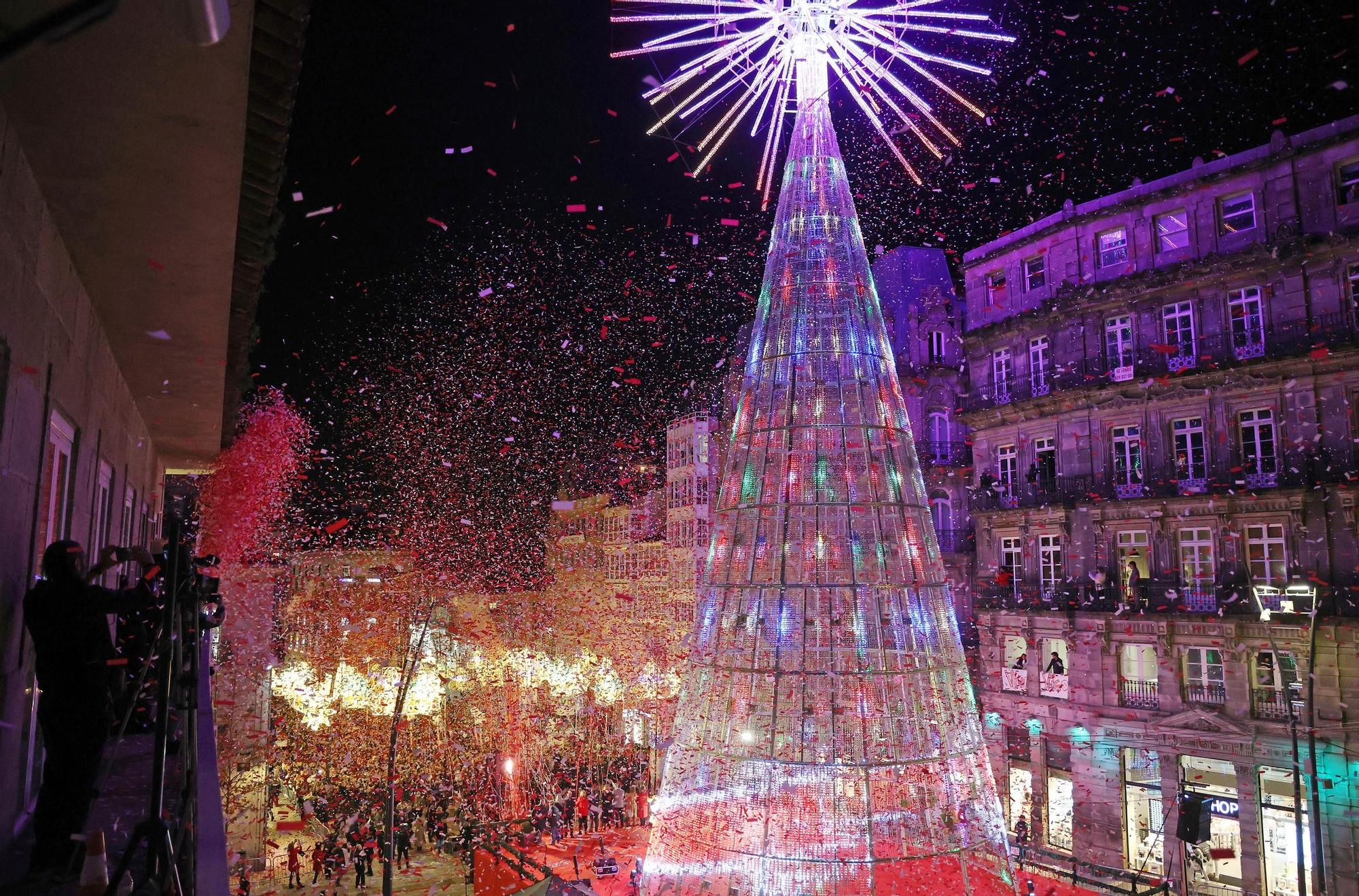 La Navidad de Vigo ya deslumbra al mundo