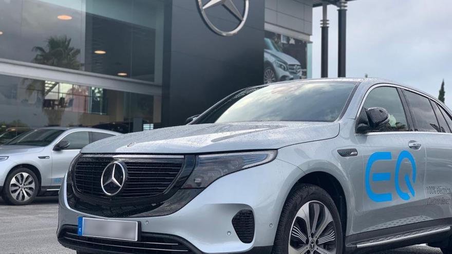 El nuevo modelo de Mercedes totalmente eléctrico se puede probar en la Ciudad Ibericar de Málaga.