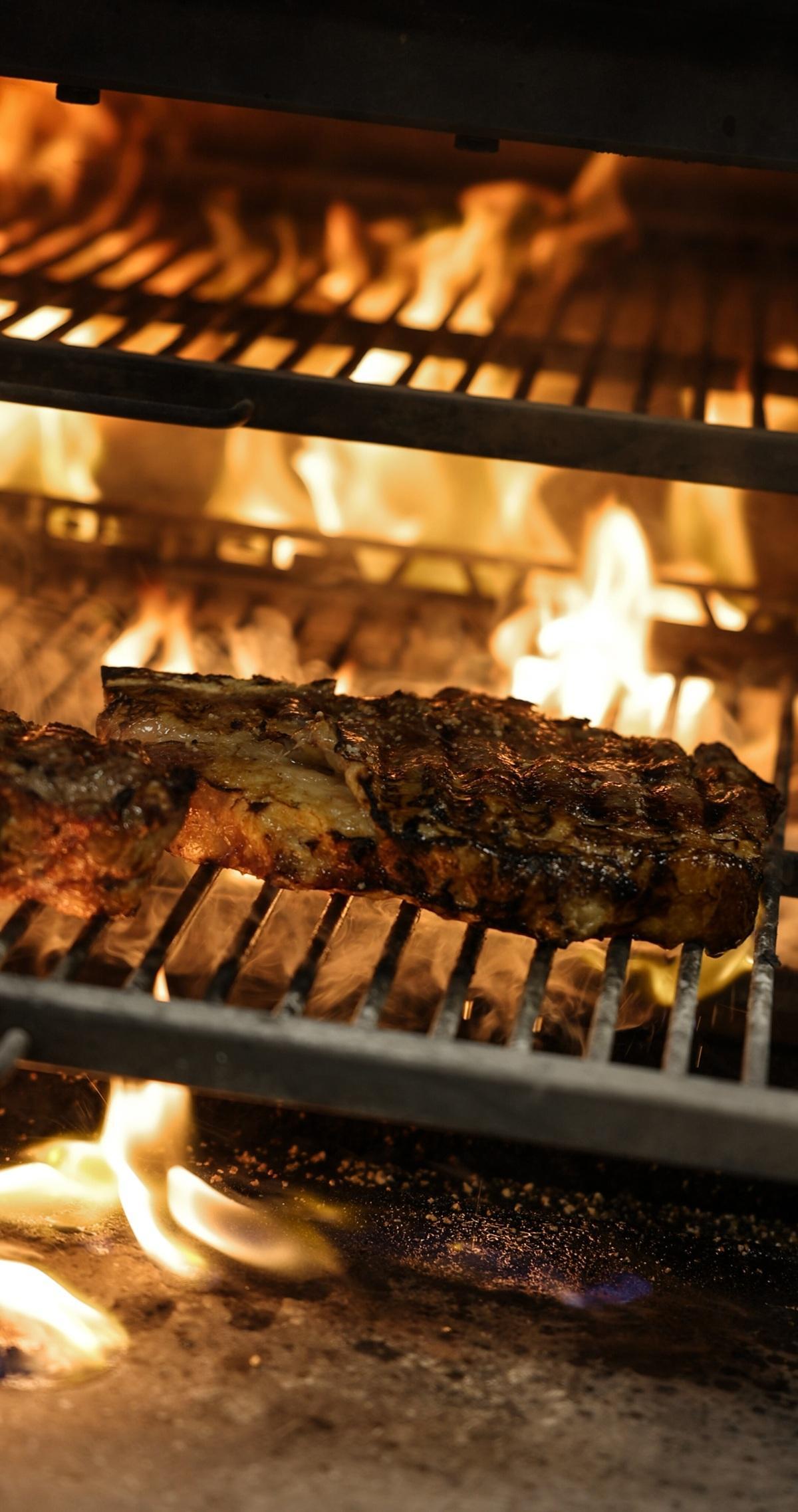 Las brasas de Beso Beach Ibiza
