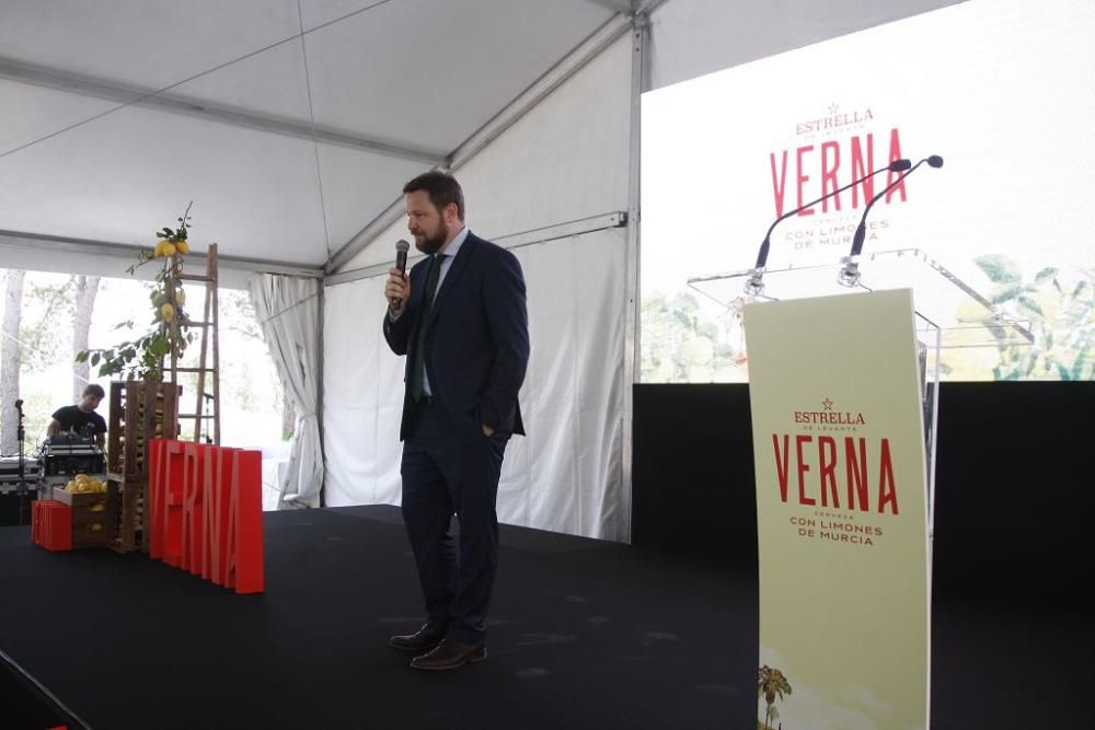 Presentación de 'Verna', la nueva cerveza de Estrella Levante