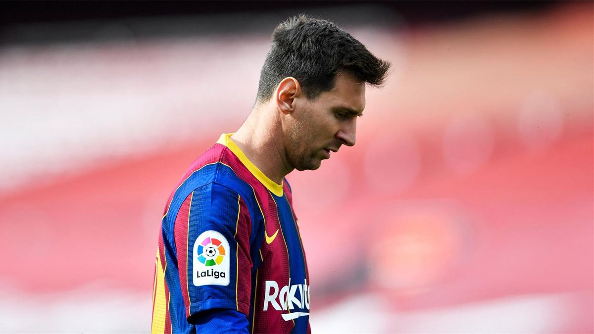 Leo Messi, durante el partido contra el Celta