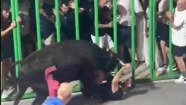 Revolcones milagrosos en los "bous al carrer" de Calp: "¡No le ha hecho nada, nada!"
