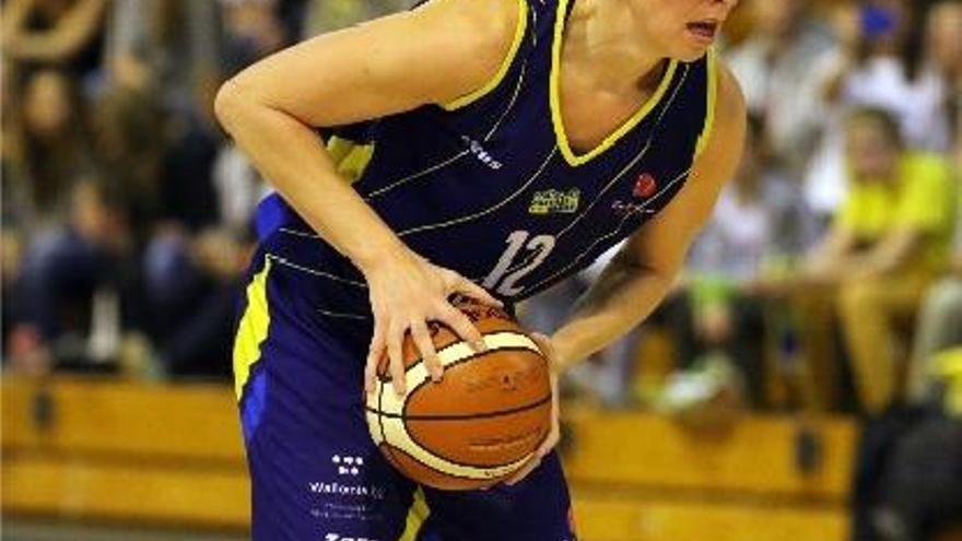 La veterana pivot belga Ann Wauters va liderar el Castors Braine ahir contra l&#039;Spar Citylift Girona.