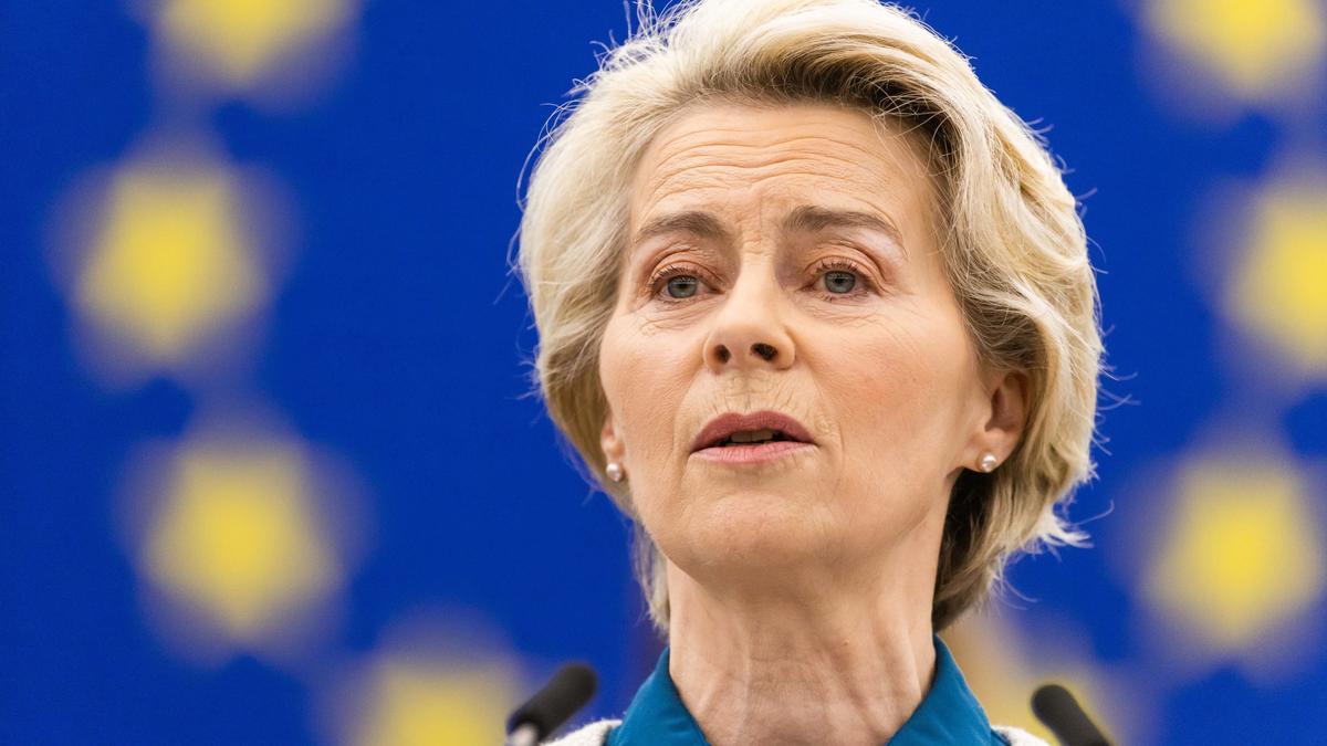 La presidenta de la Comisión Europea, Ursula von der Leyen.