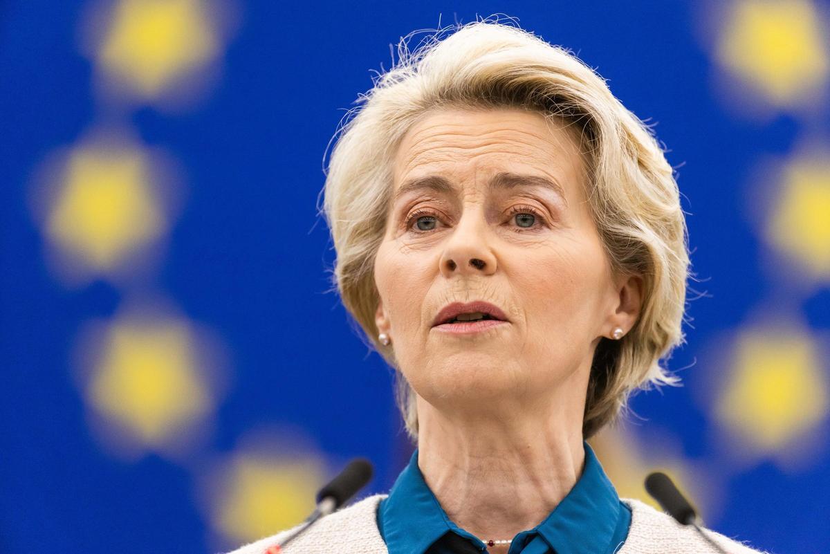 La presidenta de la Comisión Europea, Ursula von der Leyen.