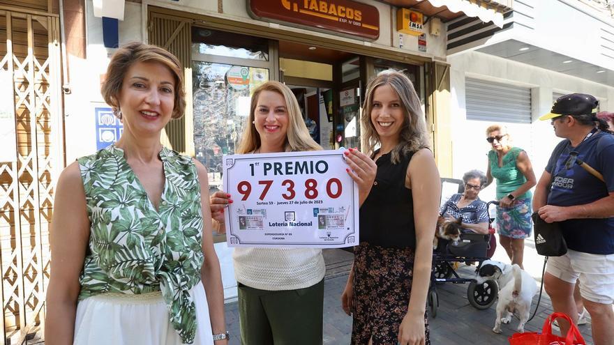 Toca en la avenida de Barcelona un pellizco del primer premio de la Lotería Nacional