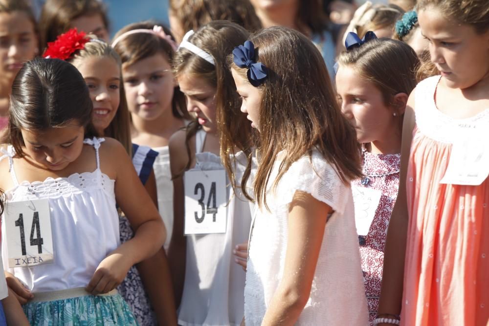 Las candidatas a la Corte de Honor Infantil, en l'Oceanogràfic