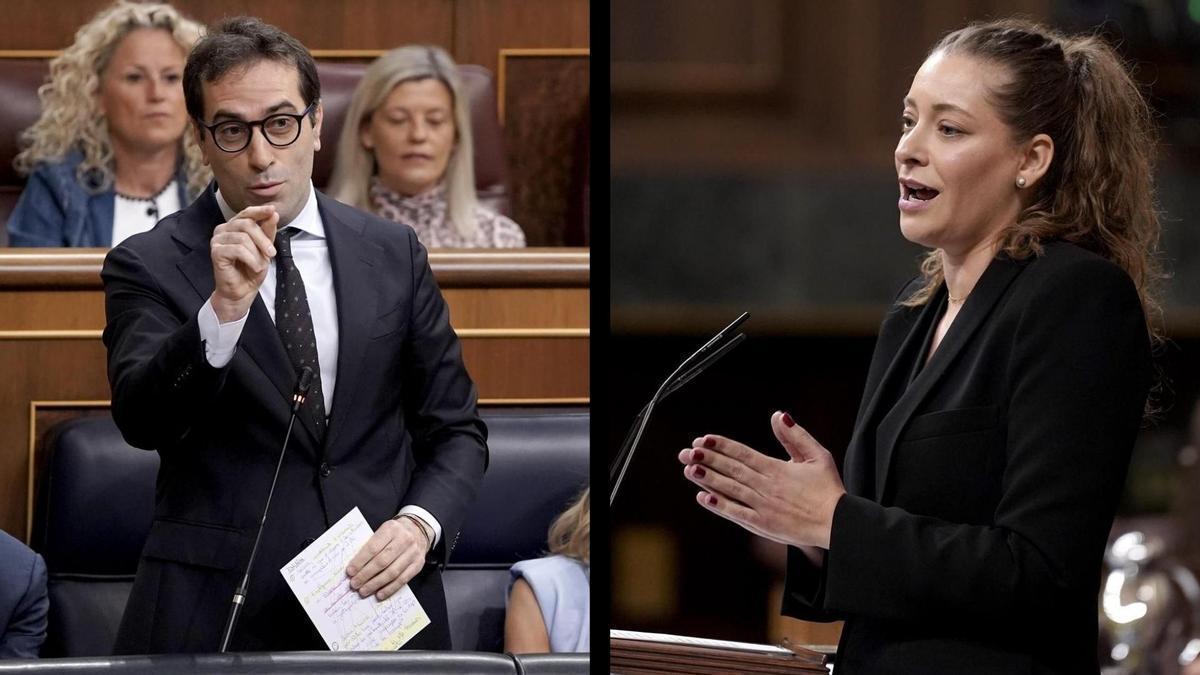 MUÑOZ CUERPO ZAPATERO | Esther Muñoz a Carlos Cuerpo: «Usted es el vicepresidente de un Gobierno de España que es la mayor estafa de la democracia española»