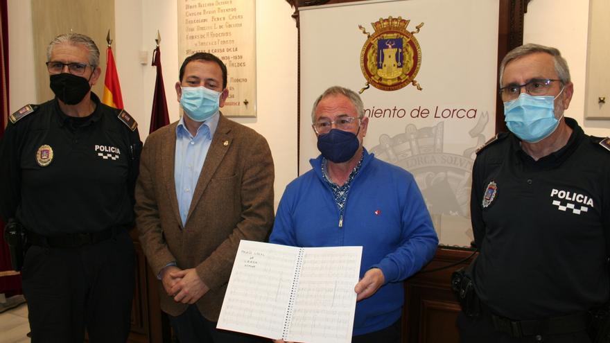 La Policía Local de Lorca estrena himno en la festividad de su Patrón