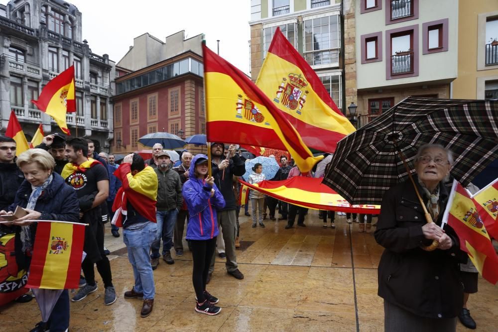Manifestación en Oviedo por la unidad de España