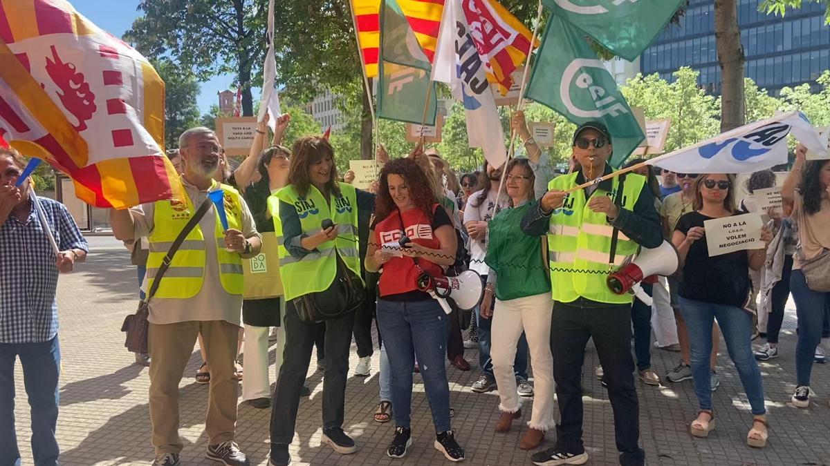 Els funcionaris de justícia s'alcen a Girona
