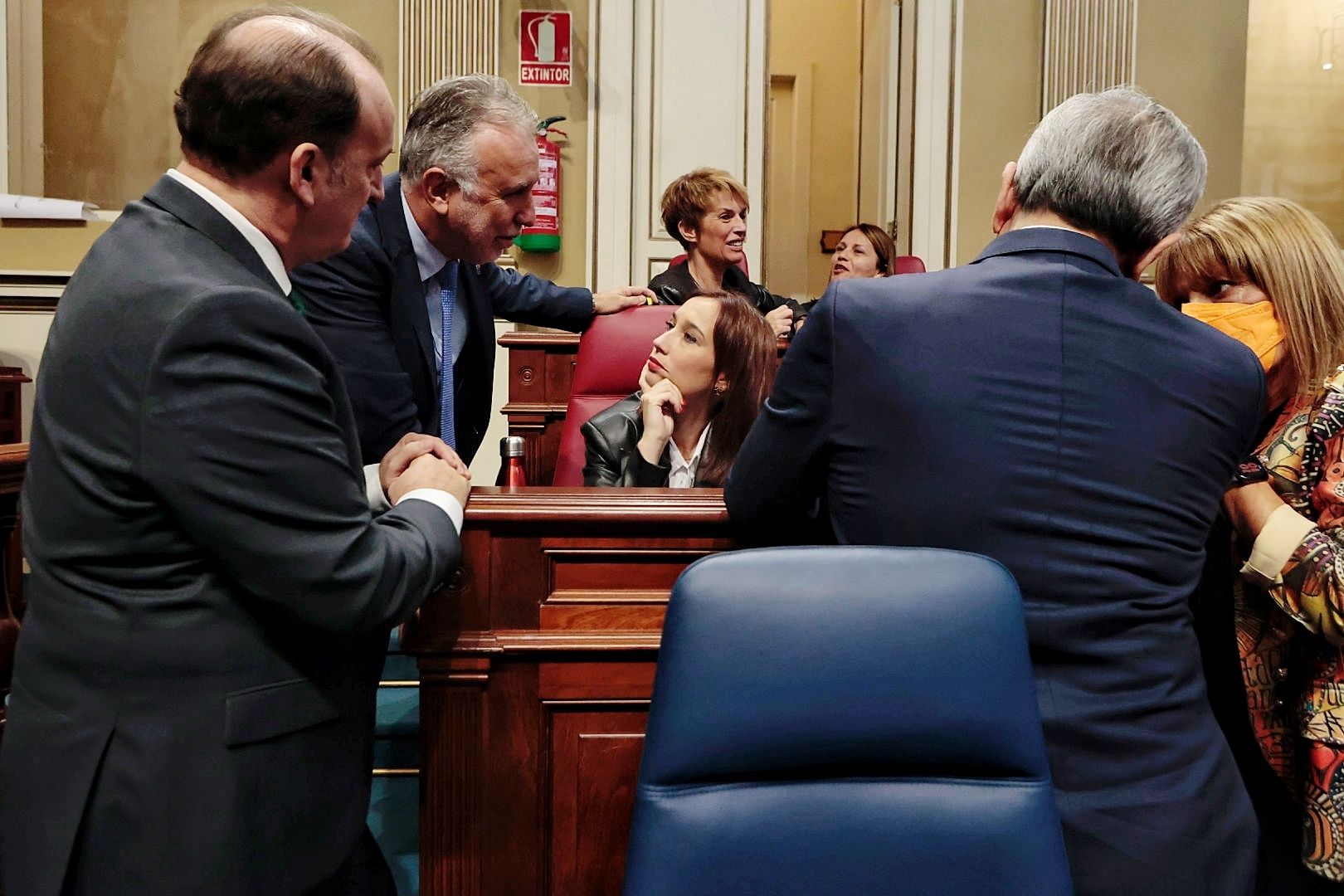 El pleno del Parlamento de Canarias celebra el debate final del proyecto de ley de presupuestos de la Comunidad Autónoma para 2023