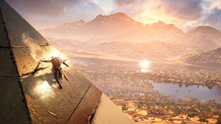 Una imagen promocional de &quot;Assassin&#039;s Creed Origins&quot;, uno de los platos fuertes de la feria.