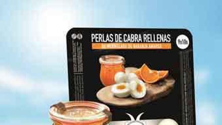 Las perlas de queso rellenas de naranja, premiadas dos veces.