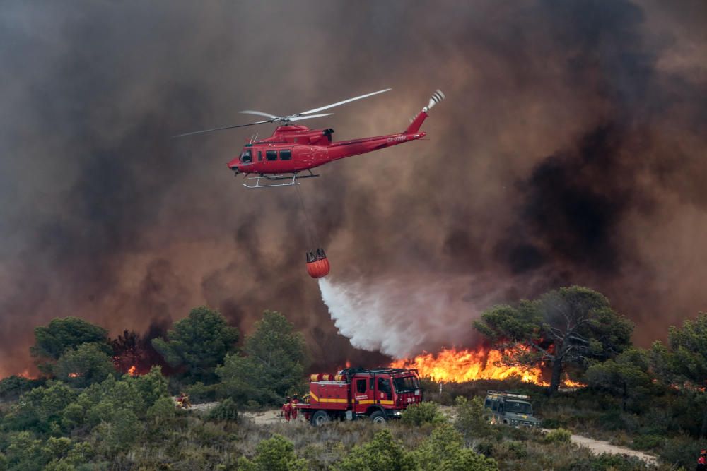 Incendio en Jávea