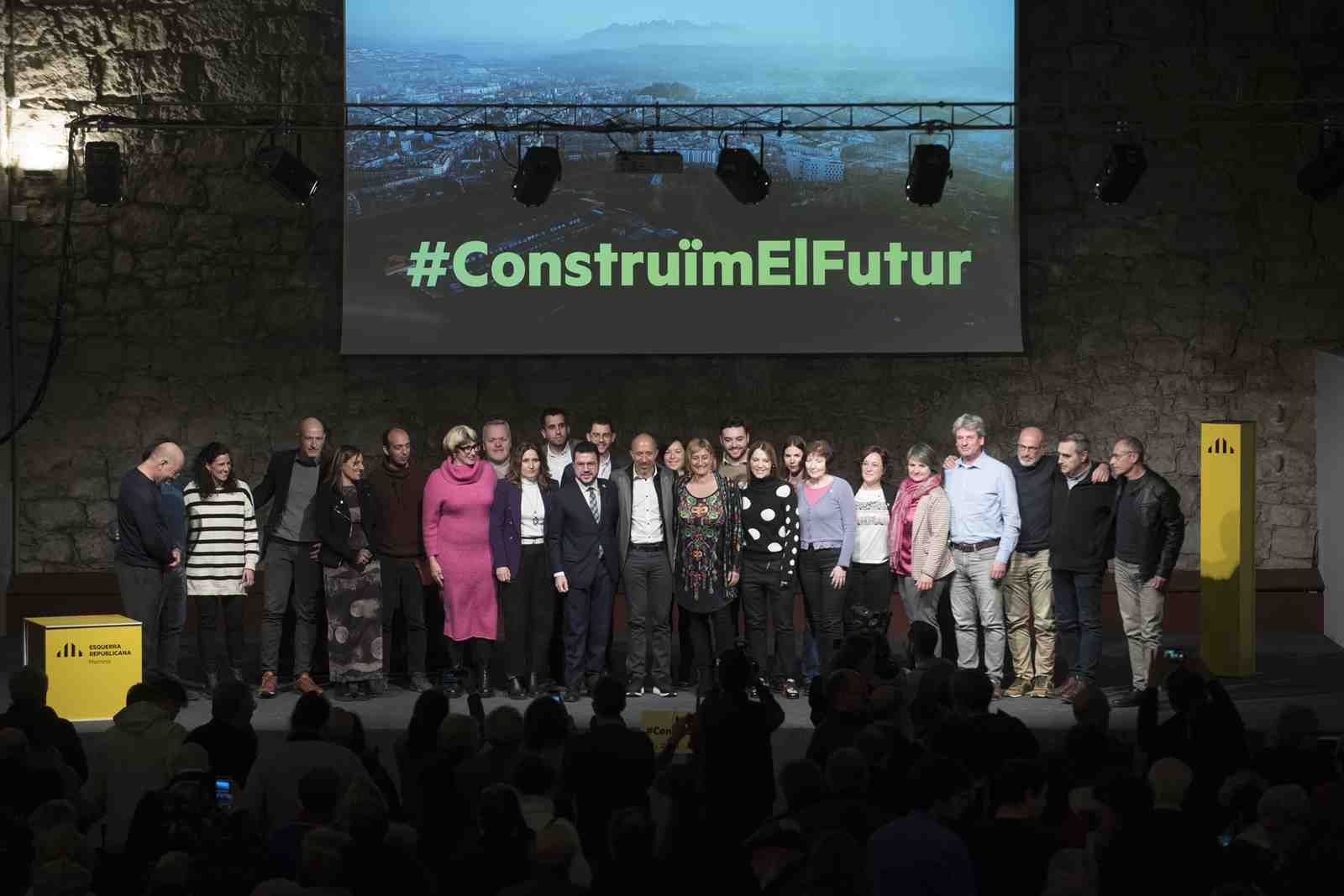 Acte de presentació de l'alcaldable per ERC a Manresa, Marc Aloy