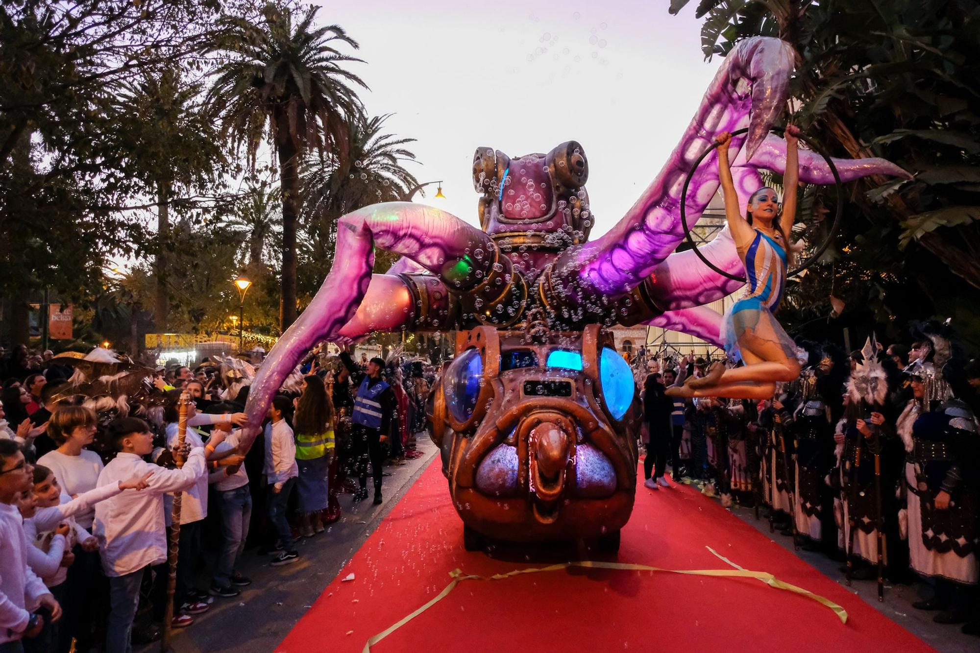 La Cabalgata de los Reyes Magos de Málaga 2023, en imágenes