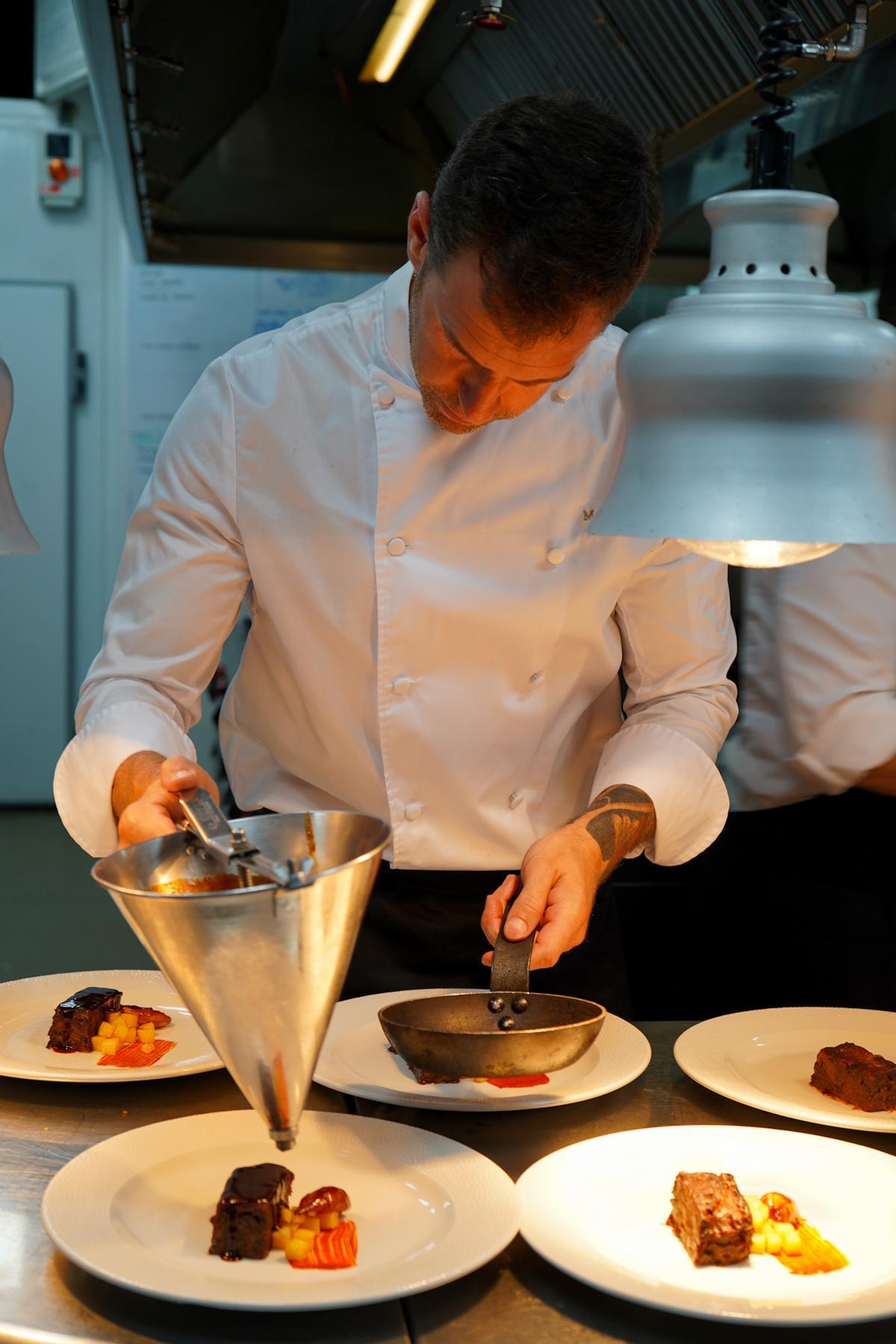 El menú corre a cargo del jefe de cocina Pablo Molina