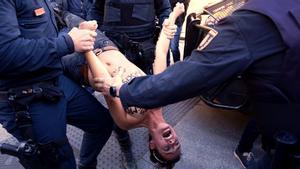 La activista de Femen. 