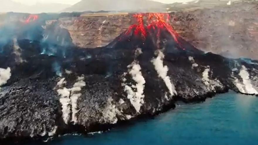 Así está el volcán de La Palma tras 19 días de erupción