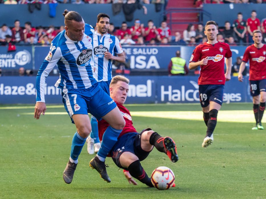 El Dépor cae ante Osasuna