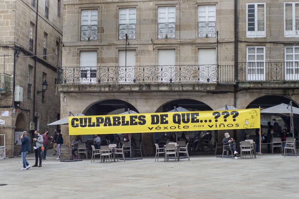 Así fue la primera jornada de cerrojo a Ourense. // B.L/C.P