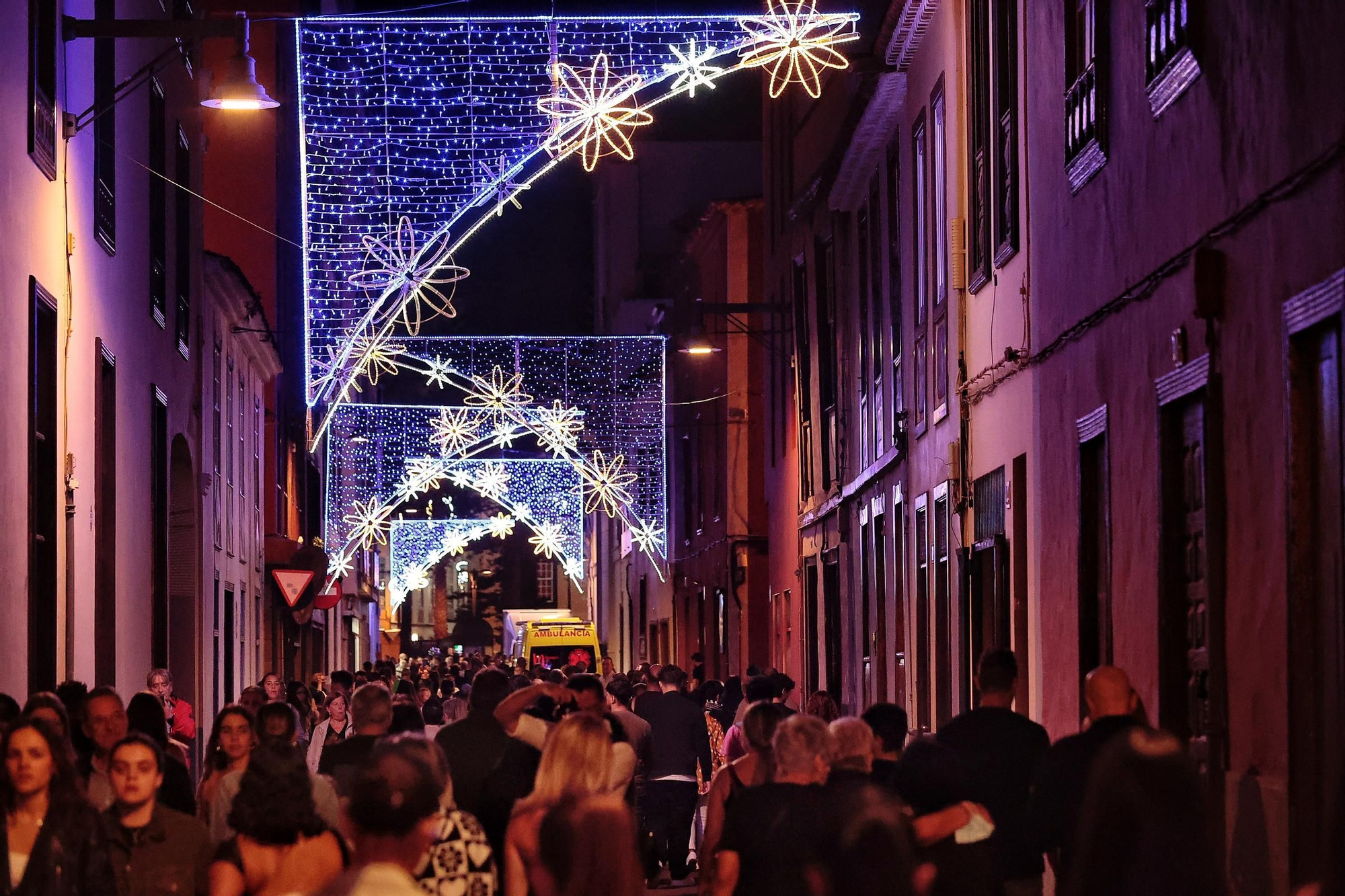 Encendido del alumbrado navideño de La Laguna