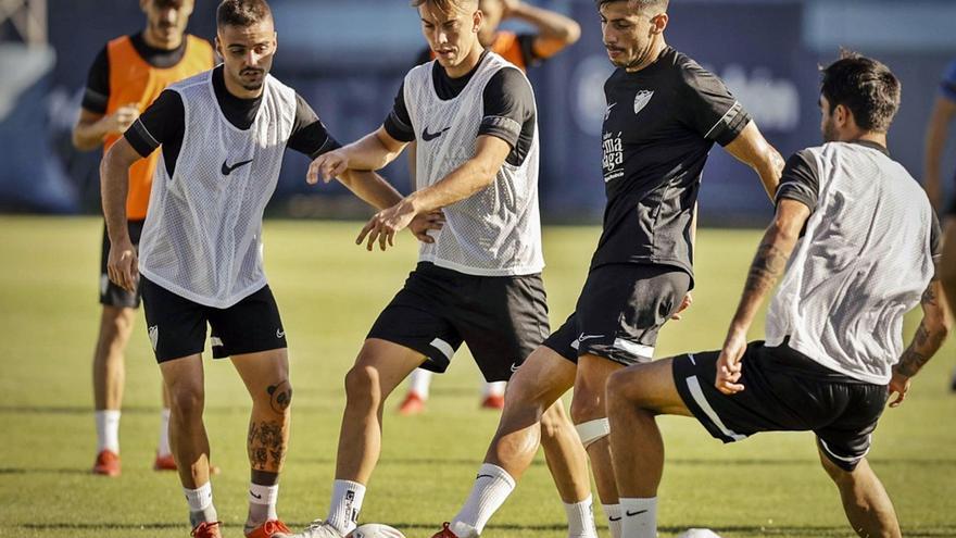 El Málaga CF partió ayer hacia Valladolid tras el entreno.