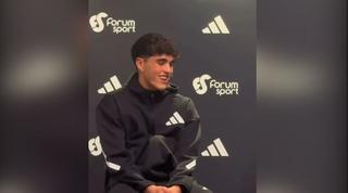 El Cubarsí más valiente: "Un Barça-Madrid sería una buena final de la Champions"