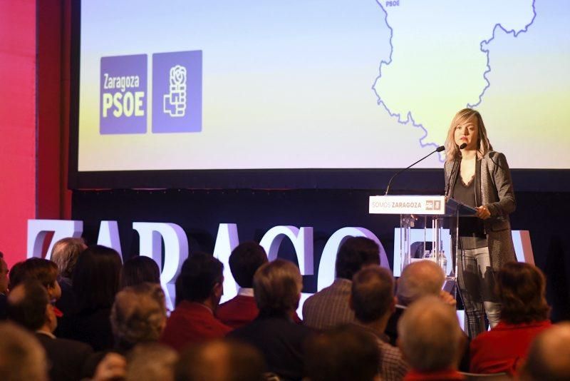 Acto de presentación de la campaña "Somos Zaragoza", del PSOE