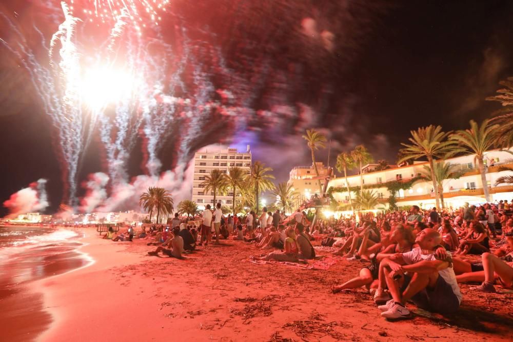 Un arcoíris para cerrar las fiestas