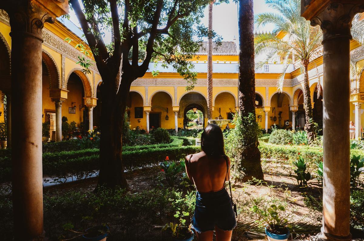 Patio del Palacio de Dueñas.