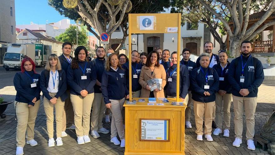 La plaza de San Gregorio cuenta con un nuevo punto de información turística