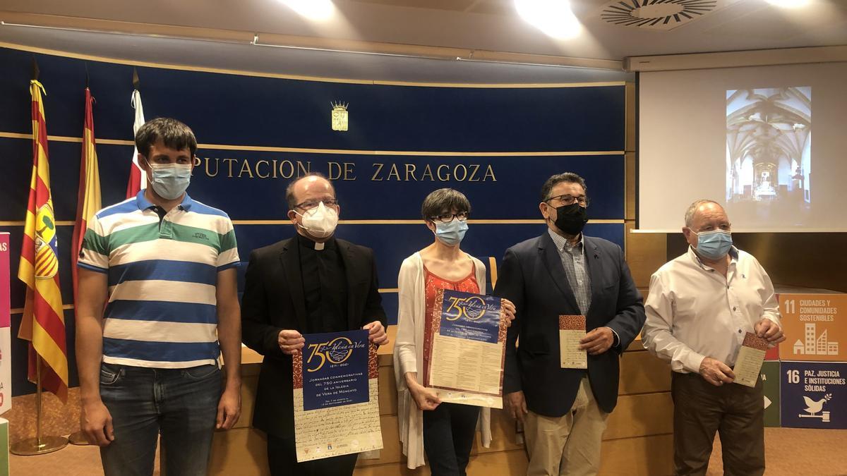 Presentación del programa de actividades del 750º aniversario de la iglesia de la Natividad, en Vera de Moncayo