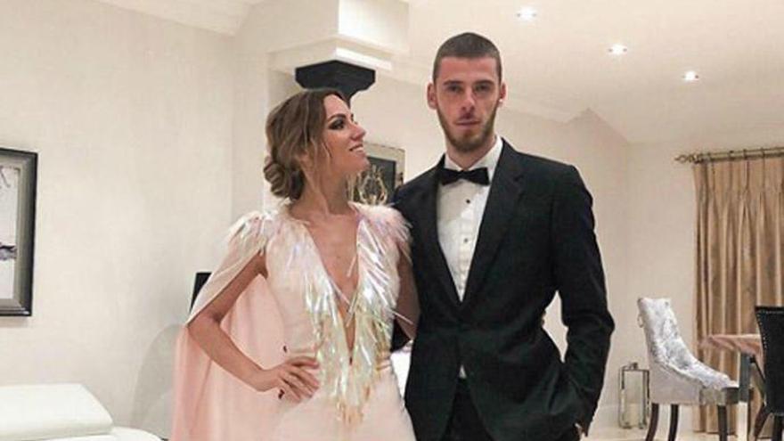 De Gea y Edurne.