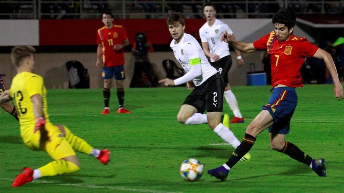 Carlos Soler se salió ante Austria