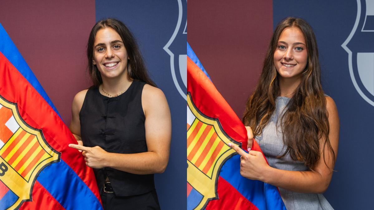 Ainoa Gómez y Rocío Romano renuevan con el Barça