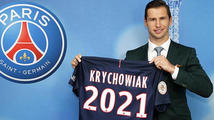 Krychowiak, presentado como jugador del PSG.