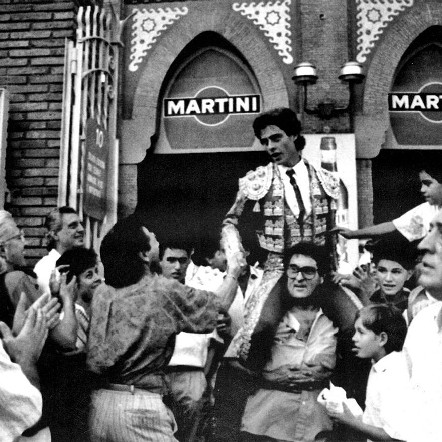 Puerta grande para Finito de Córdoba en la Monumental de Barcelona en 1991. 