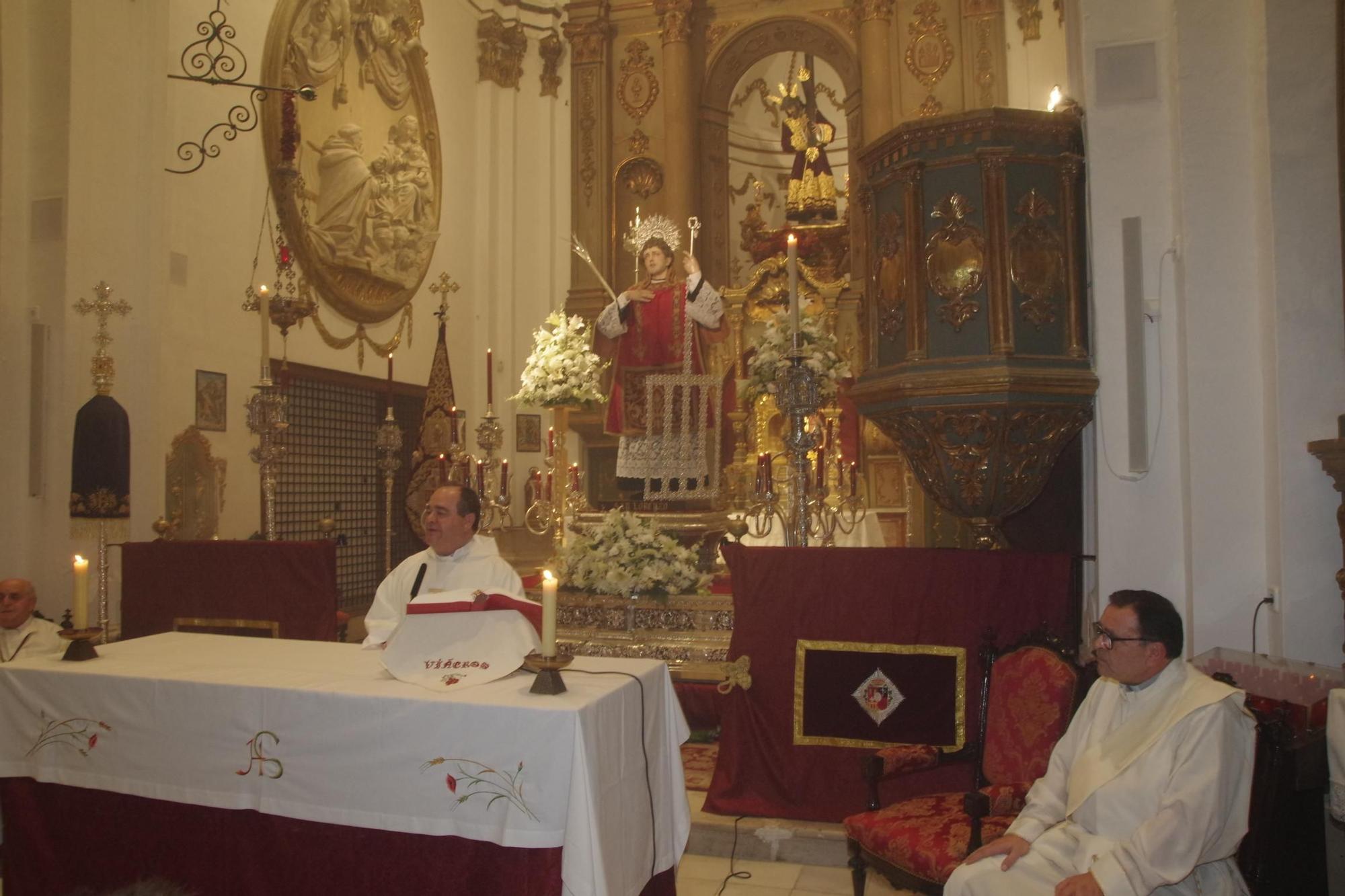 Así es la nueva imagen de San Lorenzo Mártir de la hermandad de Viñeros