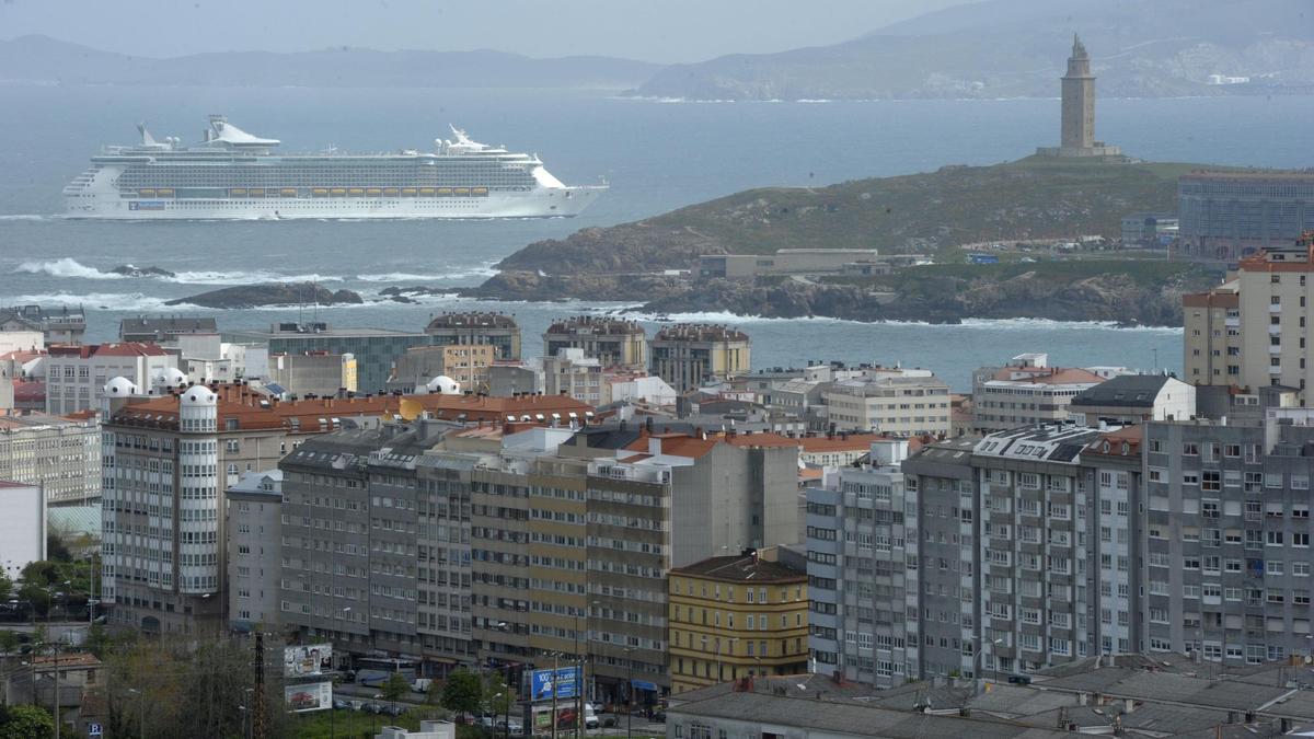 Vista de la ciudad de A Coruña.