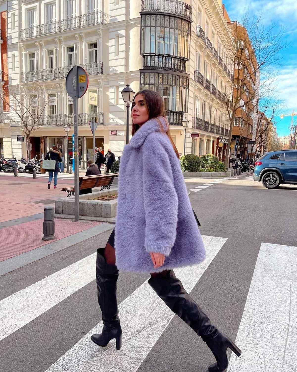 Mery Turiel por las calles de Madrid